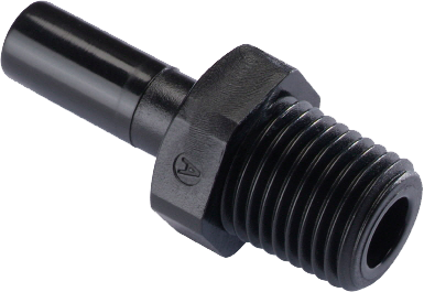 BF-GESk-…-R-… - straight screw in stem, conical, R-thread